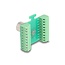 Delock M12 Transfer Module Adapter 17 pin A-coded female to 18 pin terminal block for installation