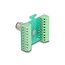 Delock M12 Transfer Module Adapter 17 pin A-coded male to 18 pin terminal block for installation