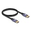 Delock DisplayPort Cable 8K 60 Hz 1 m lila metal