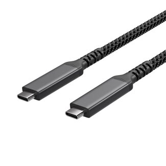 S-Impuls Flexline®--USB-C Ladekabel, USB C Stecker auf USB-C Stecker, 3.2, 100W PD, Textil, 2m