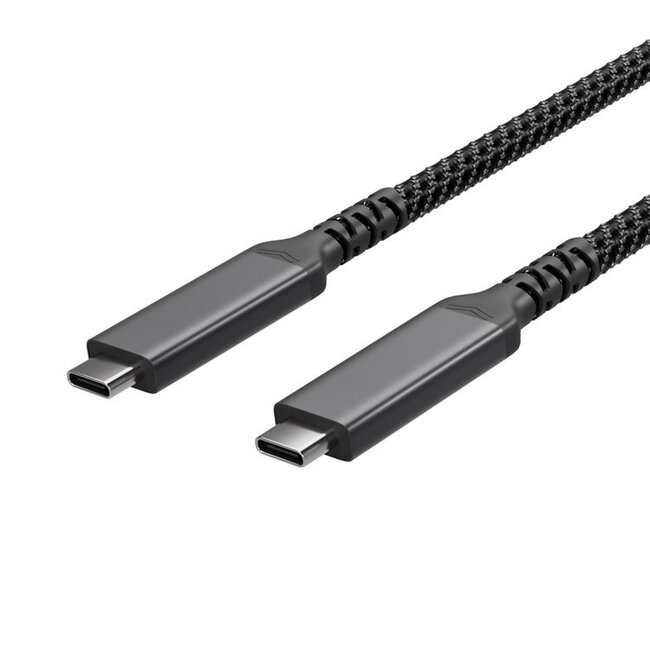 Flexline®--USB-C Ladekabel, USB C Stecker auf USB-C Stecker, 3.2, 100W PD, Textil, 2m