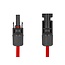 Delock DL4 Solar Flat Cable male to female 60 cm red