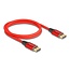 Delock DisplayPort Cable 16K 60 Hz 1 m red metal