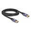 Delock DisplayPort Cable 8K 60 Hz 3 m lila metal