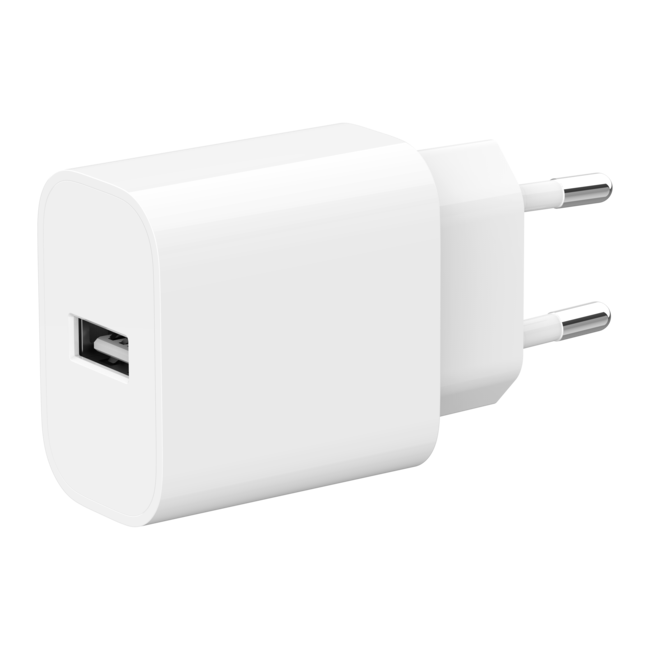 Universele USB lader, 2.4 A, wit
