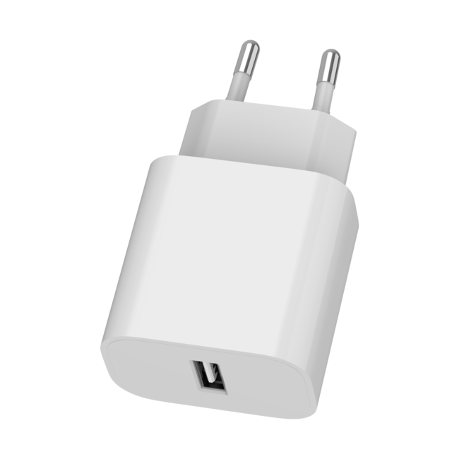 Universele USB lader, 2.4 A, wit