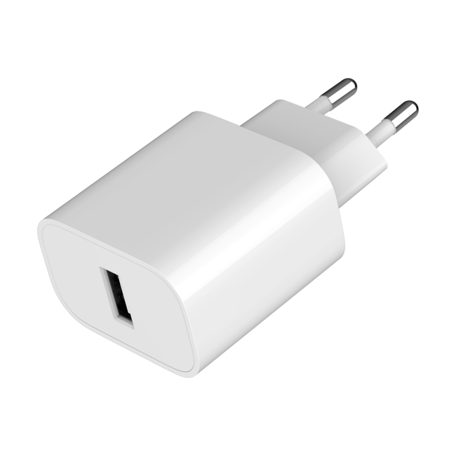 Universele USB lader, 2.4 A, wit