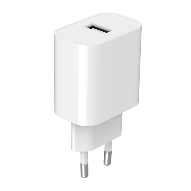 Universele USB lader, 2.4 A, wit