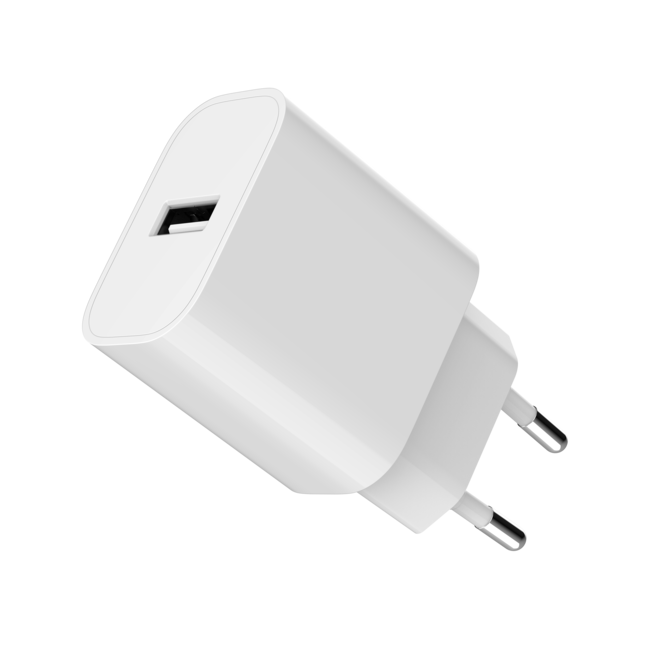 Universele USB lader, 2.4 A, wit