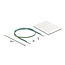 Delock 19″ Keystone Patch Panel 24 port angled with strain relief black