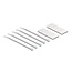 Delock 19″ Keystone Patch Panel with 24 tiltable ports and strain relief
