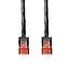 CAT6 Netwerkkabel | RJ45 Male | RJ45 Male | U/UTP | 30.0 m | Buitenshuis | Rond | PE | Zwart | Label