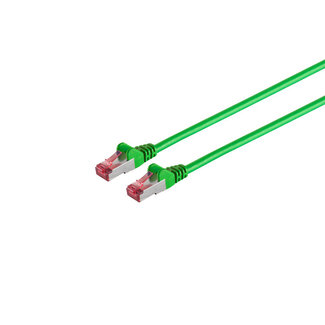 S-Impuls Patchkabel cat6A S/FTP PIMF Halogenfrei grün 15m