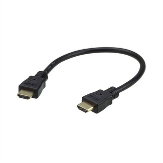 Aten ATEN 2L-7DA3H Highspeed HDMI Kabel , zwart, 0,3 m