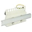 Delock Mounting holder for 35 mm DIN rail with 2 fixing holes and T3 self-tapping fixing screw