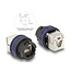 Delock RJ45 Cat.6A built-in connector with LSA connection black