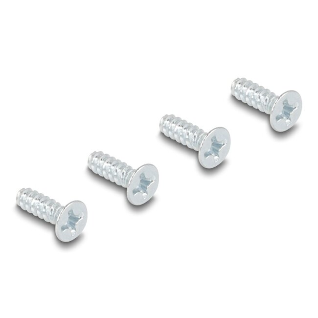 Delock D-Type RJ45 built-in connector / coupler Cat.6A STP metal