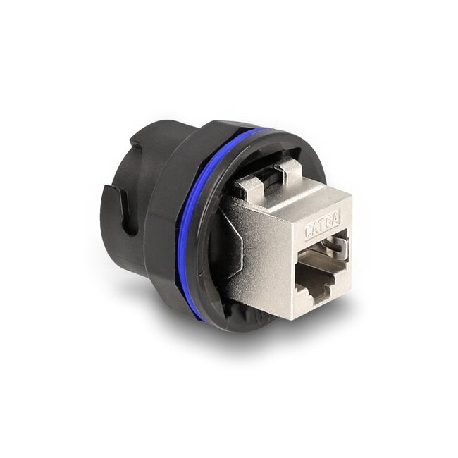 Delock RJ45 Cat.6A built-in connector black
