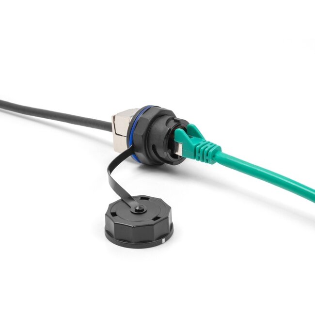 Protective cap for Delock RJ45 built-in connectors 67047 and 67048 IP68 dust and waterproof black