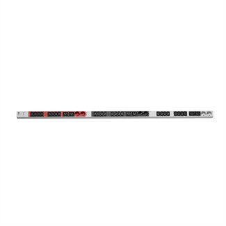 Bachmann BACHMANN IT PDU ALU 1U 24x C13 6x C19 2LS CEE 3x16A rood