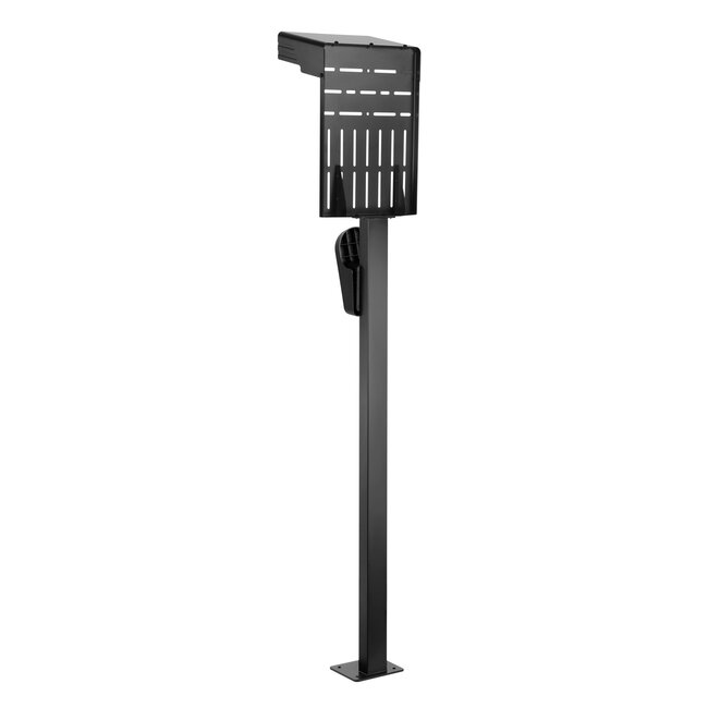 InLine® Universal wallbox stand with EV charging cable holder, black