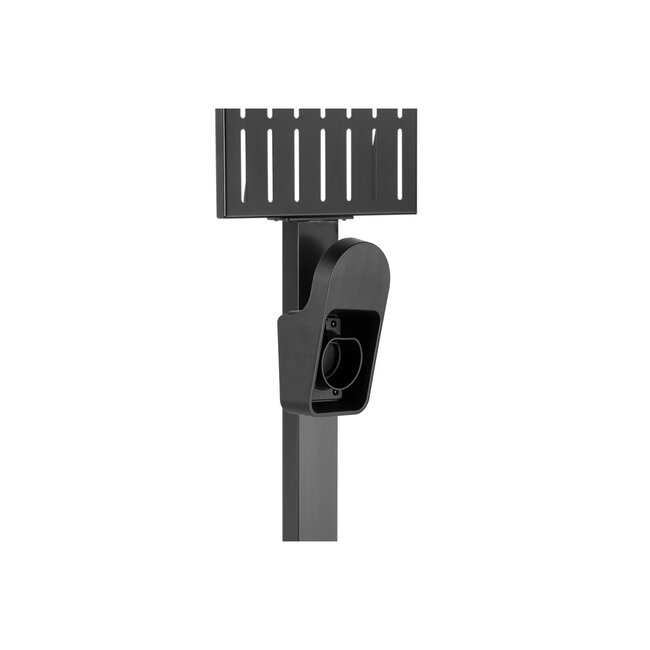 InLine® Universal wallbox stand with EV charging cable holder, black