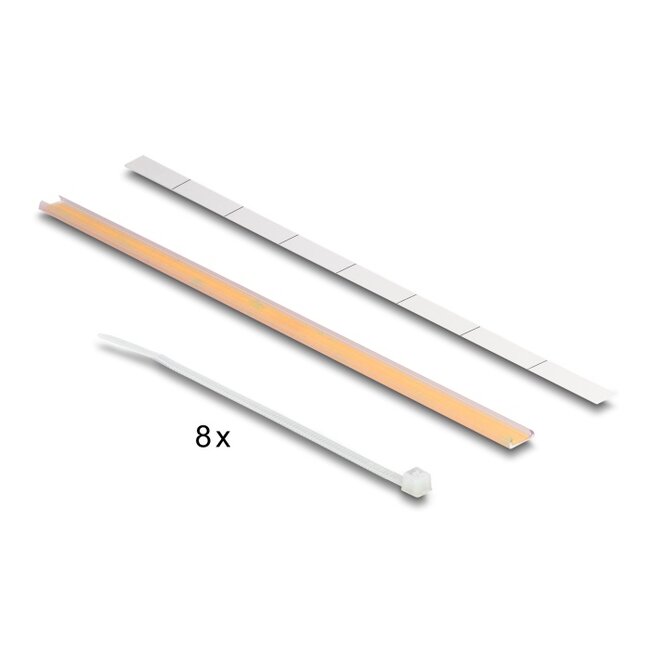 Delock 19″ D-Type Patch Panel with strain relief central 8 port 1U black