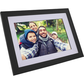 InLine® InLine®, digital WiFi photo frame WiFRAME 2, 10.1", 1920x1200 16:10 LCD IPS touch screen, Frameo APP, white, incl. 3 interchangeable outer frames