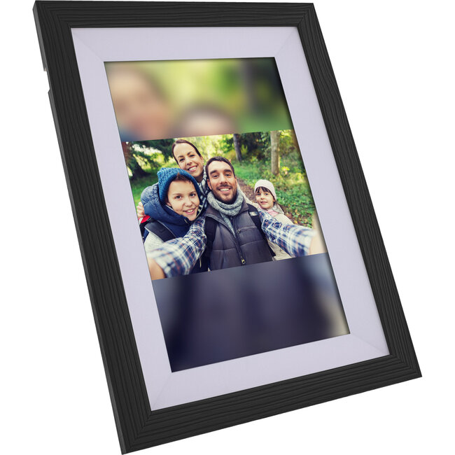 InLine®, digital WiFi photo frame WiFRAME 2, 10.1", 1920x1200 16:10 LCD IPS touch screen, Frameo APP, white, incl. 3 interchangeable outer frames