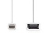 Nedis Mini DisplayPort naar DisplayPort adapter | 4K 60Hz | 0,20 meter