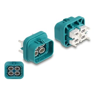 DeLOCK Delock HDMTD quad plug for PCB Protection class IP67 / IP69K