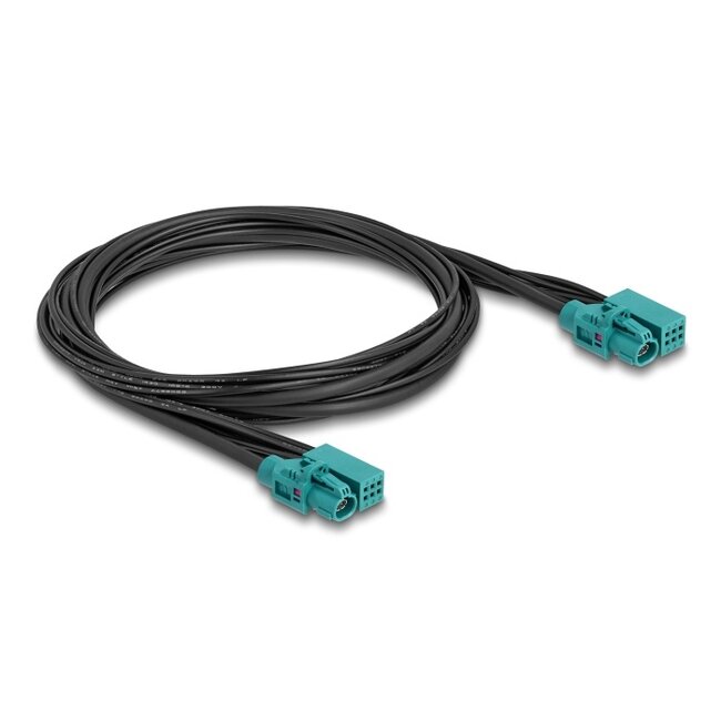 Delock Cable HDMTD Z single + Powerpin jack to HDMTD Z single + Powerpin jack 1 m