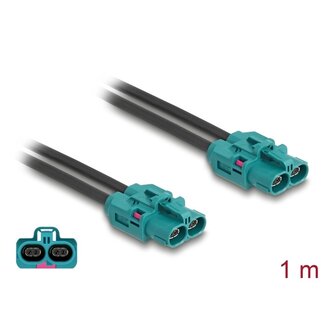 DeLOCK Delock Cable HDMTD Z double jack to HDMTD Z double jack 1 m