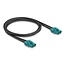 Delock Cable HDMTD Z double jack to HDMTD Z double jack 1 m