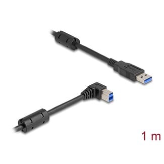 DeLOCK Delock USB 5 Gbps Cable Type-A male to Type-B male 90° right angled 1 m