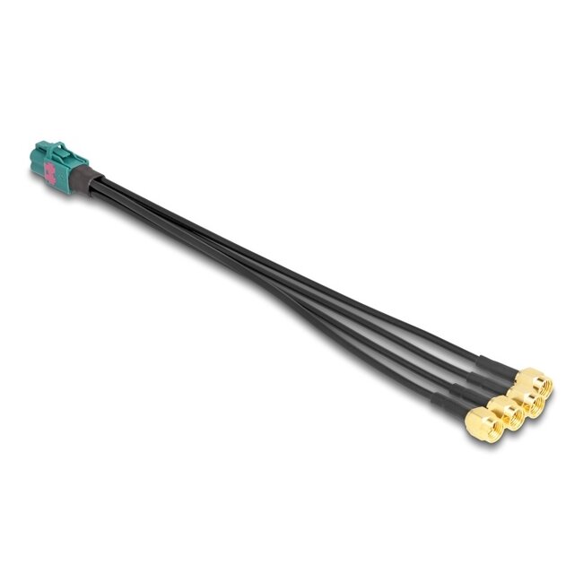 Delock Cable Mini FAKRA Z jack quad to 4 x SMA plug