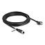 Delock M12 Cable A-coded 8 pin female to RJ45 plug with screws Cat.5e FTP 5 m black