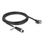 Delock M12 Cable A-coded 8 pin female to RJ45 plug with screws Cat.5e FTP 3 m black