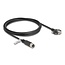 Delock M12 Cable A-coded 8 pin female to RJ45 plug with screws Cat.5e FTP 2 m black