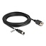 Delock M12 Cable D-coded 4 pin female to RJ45 jack for installation Cat.5e FTP 5 m black