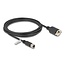 Delock M12 Cable D-coded 4 pin female to RJ45 jack for installation Cat.5e FTP 3 m black
