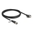 Delock M12 Cable X-coded 8 pin female to RJ45 plug with screws Cat.6A S/FTP 2 m black