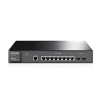TP-LINK TECHNOLOGIES TP-LINK TL-SG3210 Managed L2 Gigabit Ethernet (10/100/1000) Power over Ethernet (PoE) Zwart