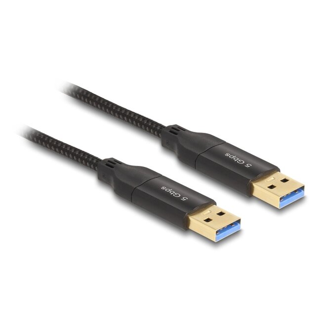 Delock USB Type-C™ 5 Gbps Data Link Cable + KM Switch 2 m
