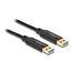 Delock USB Type-C™ 5 Gbps Data Link Cable + KM Switch 2 m