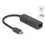 Delock USB Type-C™ Adapter to 2.5 Gigabit LAN with Power Delivery 100 watt