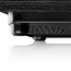 Houten platenspeler met ingebouwde speakers zwart