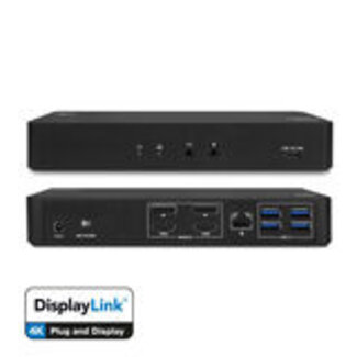 ACT ACT USB-C Docking Station 4K, voor 2 HDMI of DisplayPort monitoren, DisplayLink