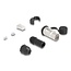 RJ45 Modular Plug Cat.6A for self-assembly with robust cable plug housing coupler and protective cap suitable for Delock feed-through couplers 67061 and 67062 IP66 dust and waterproof