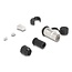 RJ45 Modular Plug for self-assembly Cat.6A with robust cable plug housing and protective cap suitable for the Delock feed-through couplers 67061 and 67062